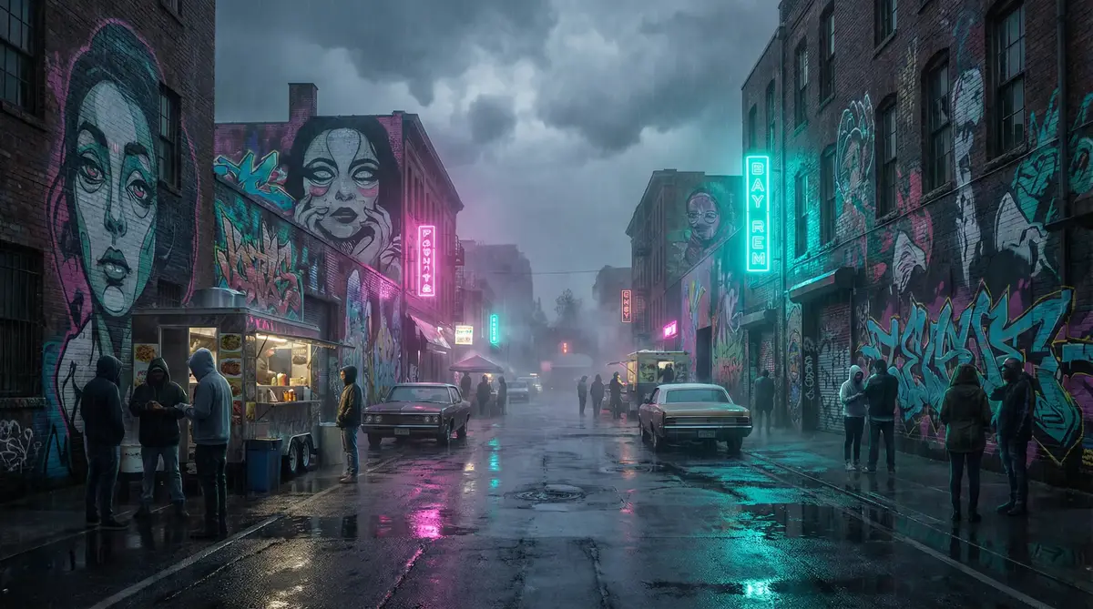 女人被操 - 雨夜壁画街